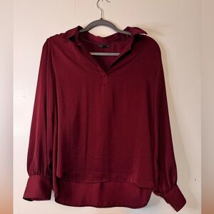Banana Republic Deep Red Blouse